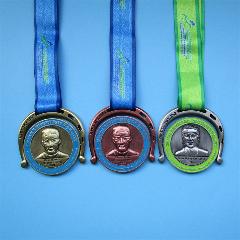 Προσαρμοσμένο μετάλλιο για διεθνή πρόκληση ποδηλασίας βουνού