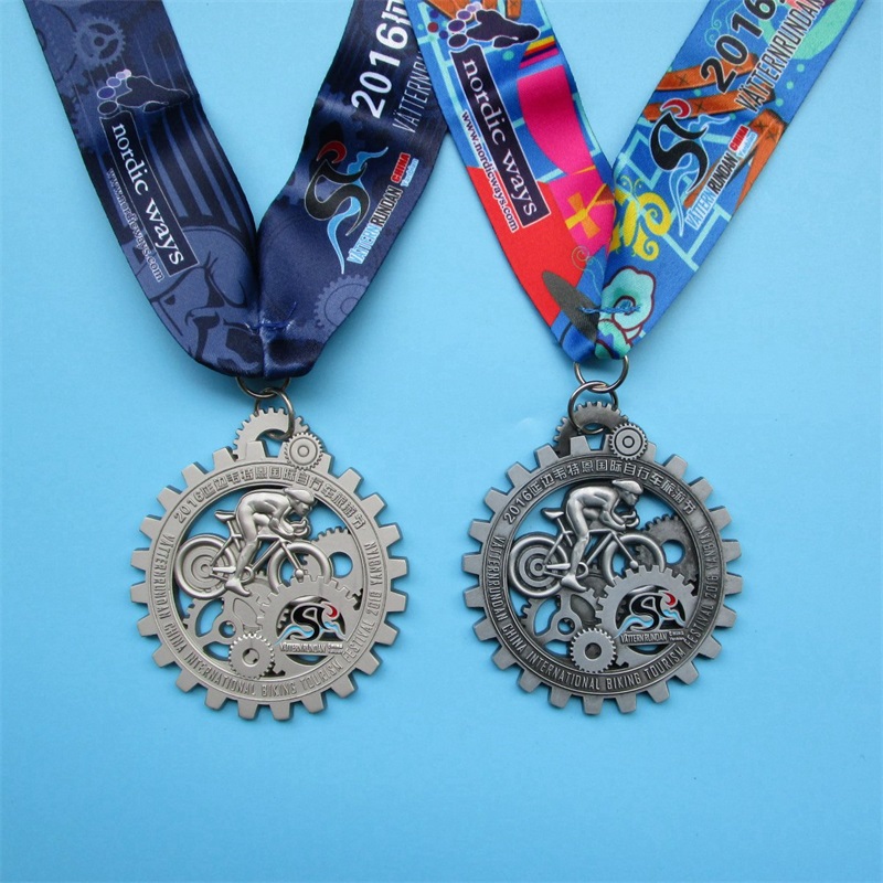 Προσαρμοσμένο Medallion Κολιέ μετάλλια 3D στερεοσκοπικά μετάλλια