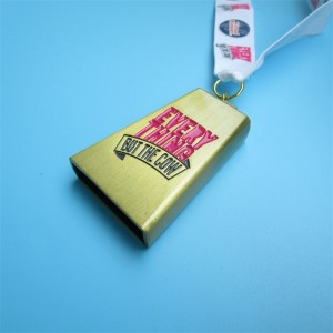 Τα μετάλλια του εργοστασίου προσαρμοσμένου λογότυπου με κορδέλα κενό χρυσό ασημένιο χάλκινο ποδήλατο που τρέχει μαραθώνια μεταλλικά αθλητικά μετάλλιο