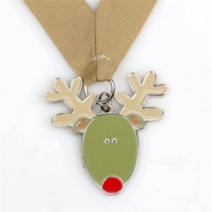 Βραβεία Custom Medal για Χριστουγεννιάτικα χρυσά ασήμι και χάλκινα μετάλλια