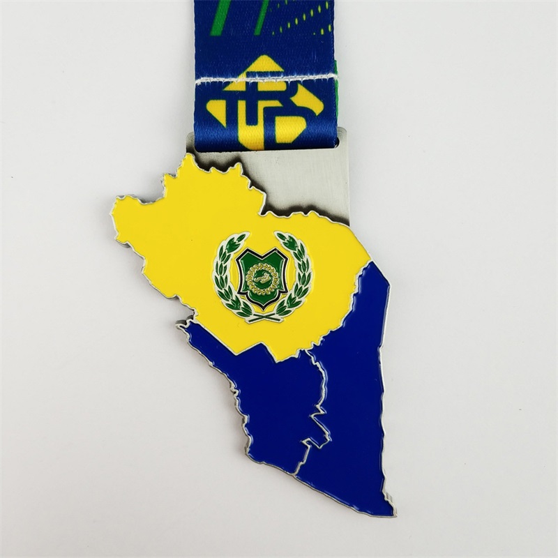 Gag Medal Κατασκευαστής Design Metal 3D Χρυσό Medal Εθνικό Medals City Map Medals