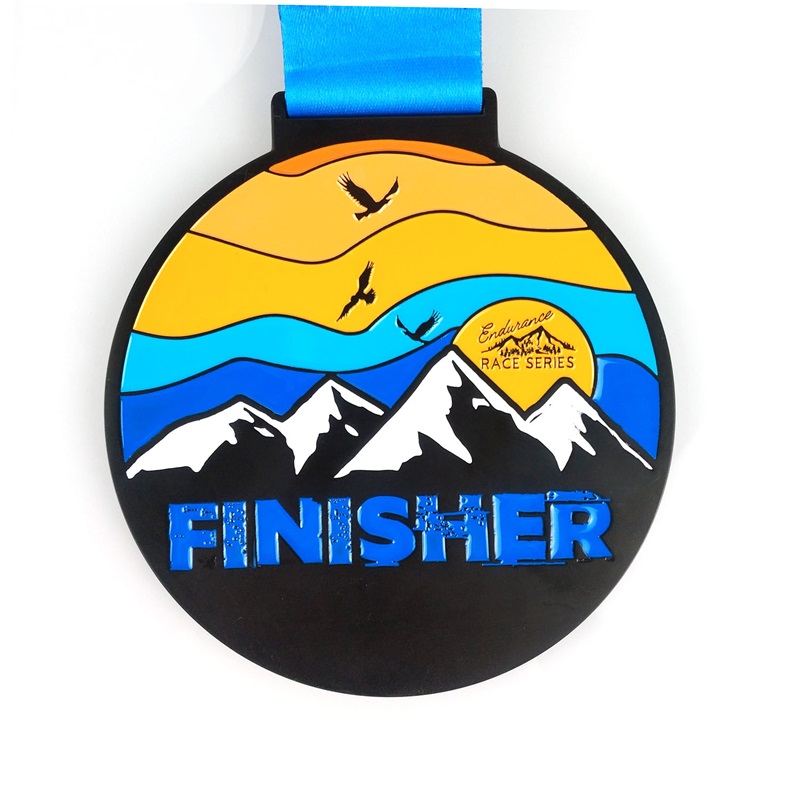 Gag Factory Custom Logo Award Medals με κορδέλα κενό χρυσό ασημένιο χάλκινο ποδήλατο τρέξιμο μαραθώνιο μετάλλιο αθλητικό μετάλλιο