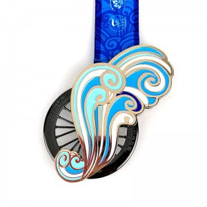 Νέο Metal Custom Metal 3D Cycle Series Bike Medal
