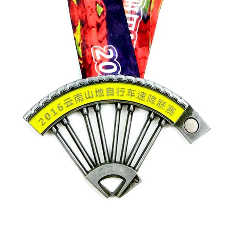 Προσαρμοσμένο 3D Die Cast Cycling Mountain Bike Bike Race Bicycle Sport Medal