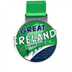 Αθλητικό μετάλλιο εργοστάσιο μετάλλων μετάλλια προσαρμοσμένα 3D ποδήλατα μετάλλια