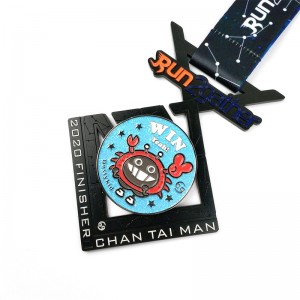 Προσαρμοσμένα χρυσά μετάλλια από ασημένιο ασημένιο