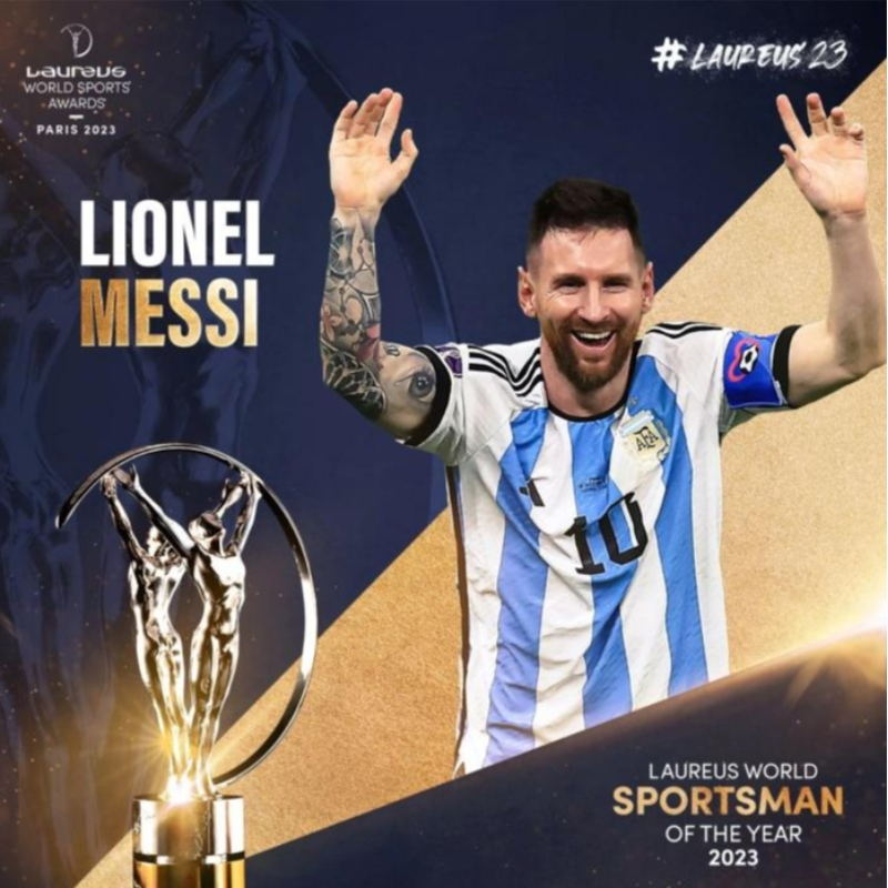 Ο Lionel Messi κερδίζει άλλο βραβείο Lawrence